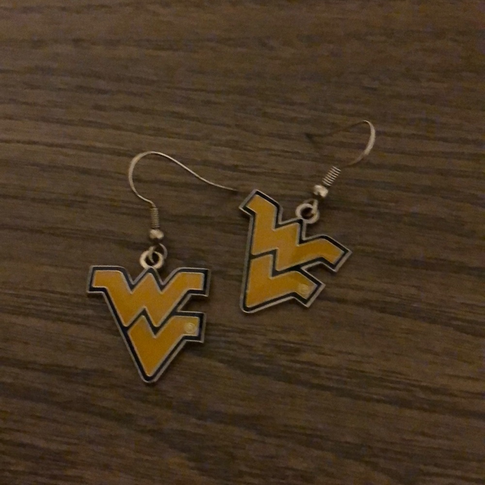 Wvu earrings